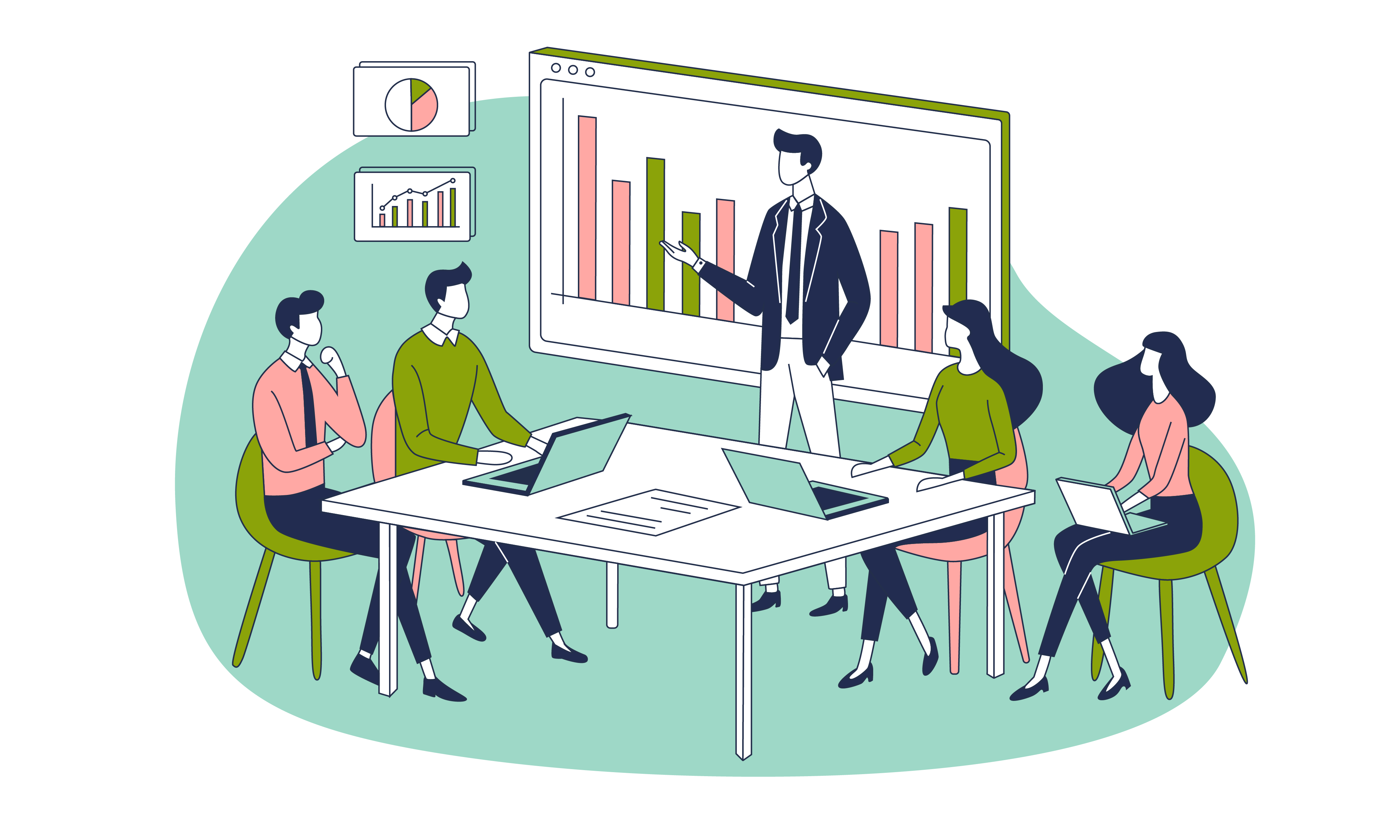 IT professionals working on network infrastructure and computer systems